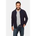 Plus Size Must-Have Zip L/S Soft Fleece Jacket, Man, blue, size: XL, polyester, JP1880