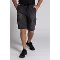 Plus Size Loose Fit Cargo Shorts FLEXNAMIC®, Man, black, size: 62, cotton/polyester, JP1880