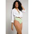 Plus Size 2 Pack of Lace Back Brazilian Stretch Panties - Pastels, Woman, white, size: 40/42, cotton/synthetic fibers/spandex, Ulla Popken