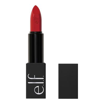 e.l.f. Cosmetics O Face Satin Lipstick Lippenstift No Regrets - Blue Red 3.8 g Braun Image