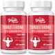 Turkesterone Supplement - 1200mg Ajuga Turkestanica Extract Standardized to 20% Turkesterone, Max Strength for Bodybuilding, 120 Vegan Capsules, 2 Package