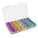 Yucurem 28 Grids Nail Art Storage Box Jewelry Organizer Manicure Tools (Multicolor)