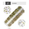 WQJNWEQ Clearance Flat Bottom Shaped Diamond Colored Glass Diamond Nail Art Jewelry Diamond