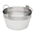 Jam Pan with Handle Silver