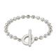 Gucci Ladies' Silver Boule Chain Bracelet