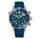 Omega Seamaster Chronograph Men's Blue Rubber Strap Watch