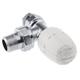 Pegler Yorkshire Chrome Plated Brass 15 mm Compression to 1/2 in BSP Manual Radiator Valve