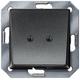 Siemens Black Thermoplastic Cover Plate