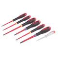 Bahco Pozidriv; Slotted Insulated Screwdriver Set, 6-Piece