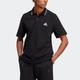 Poloshirt ADIDAS SPORTSWEAR "ESSENTIALS PIQUÉ SMALL LOGO" Gr. S, schwarz (black) Herren Shirts Kurzarm