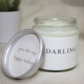 Personalised Darling Secret Message Scented Candle