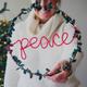 Personalised Holly Fairy Light Wreath