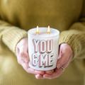 Personalised You And Me Candle Gift