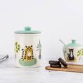 Handmade Ceramic Cat Storage Jar