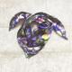 Pansy Floral Square Silk Scarf