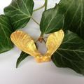 Gold Sycamore Seed Brooch, Gold