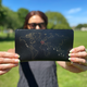 Stitch Where You've Been Travel Wallet Black Vegan
