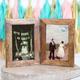 Double Dark Or Light Wood Photo Frame