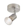 Rochdale 1x 35W Spotlight - Brushed Stainless Steel