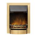 Dimplex Kansas Optiflame Electric Fire with Inset Fitting - Brass & Black