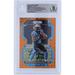 Terrace Marshall Jr. Carolina Panthers Autographed 2021 Panini Prizm Orange Laser #348 Beckett Fanatics Witnessed Authenticated Rookie Card