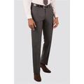 Racing Green Tailored Fit Charcoal Grey Pick and Pick Men's Suit Trousers