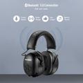 Electronic Headphone 5.0 Bluetooth Earmuffs Hearing Protection Headphones for Music Safety Noise Reduction Charging