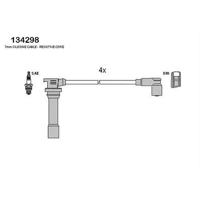 Hüco Zündleitungssatz [Hersteller-Nr. 134298] für Mazda Image