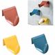 Langray - Wall Mounted Soap Dish, Self Adhesive Soap Dish, abs Soap Jar Plastic, No Drill Soap Tray for Bathroom Kitchen Sponges, Brushes, Soap,