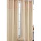 Cotton Stars Beige Ready Made Eyelet Curtain Pair