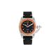 Pascal Leather-Band Men's Diver Watch