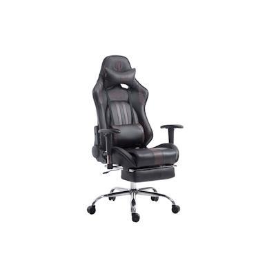 CLP Gaming Bürostuhl Limit Kunstleder mit/ohne Fußablage schwarz/braun/mit Fußablage Image