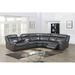 Multi Color Reclining Sectional - Hollywood Decor 48" Wide Left Hand Facing Reclining Corner Sectional w/ Ottoman Polyester/Upholstery | Wayfair