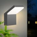 Latitude Run® Wall Light Outdoor LED Wall Mount Lamp Modern Wall Sconce Lighting Lantern Fixture in Gray | 8.6 H x 5.5 W x 6.8 D in | Wayfair