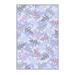 Purple/Red Rectangle 3'3" x 6'7" Area Rug - East Urban Home Aaizah Floral Machine Made Flatweave Area Rug in 79.0 x 39.0 x 0.31 in blue/green/indigo | Wayfair