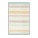 Green/Orange 31 x 0.31 in Area Rug - East Urban Home Mcspadden Striped Machine Made Power Loom Area Rug in Beige/Orange/Green | Wayfair