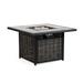 greemotion 40 Inch Long Outdoor Fire Pit Table Metal in Gray | 26.5 H x 40 W x 40 D in | Wayfair GM-2013