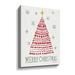 The Holiday Aisle® Merry Christmas Crop - Graphic Art on Canvas in White | 36 H x 24 W x 2 D in | Wayfair 250DA04F413548458EF34E779A27F505