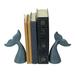 Dovecove Whale Tail Non-skid Bookends Metal in Blue | 6.5 H x 4 W x 1.5 D in | Wayfair A88C36DD70AC4A7BB77AE459C70D82E2