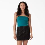 Dickies Women's Knit Tube Top - Deep Lake Size M (FSR60)