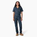 Dickies Women's Flex Cooling Short Sleeve Coveralls - Airforce Blue Size XL (FV332F)