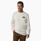 Dickies Men's Long Sleeve Heavyweight Logo T-Shirt - White Size Lt (WL22C)