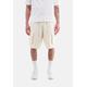 Shorts "KOQS Cargo" Herren turtle dove, Gr. XS, Baumwolle, Cargo Short aus Sweat