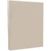 JAM Paper & Envelope Vellum Bristol Cardstock 8.5 x 11 50 per Pack 67lb Grey
