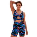 Plus Size Women's Double Knot Front Body Suit by Swimsuits for All in Palm (Size 18)