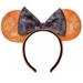 Disney Accessories | Disney Minnie Ears Tie-Dye Orange & Grey Headband | Color: Gray/Orange | Size: Os