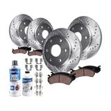 2010-2011 Ford F150 Front and Rear Brake Pad and Rotor Kit - Detroit Axle