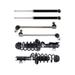 2015-2021 Chevrolet Trax Front and Rear Shock Strut Coil Spring Sway Bar Link Kit - TRQ