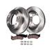 2011-2019 Chevrolet Silverado 2500 HD Rear Brake Pad and Rotor Kit - Detroit Axle