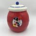 Disney Kitchen | Disney Mickey & Minnie Mouse Ceramic Cookie Jar By Hallmark, 7”, Perfect! | Color: Red/White | Size: 7" H X 5.5" W